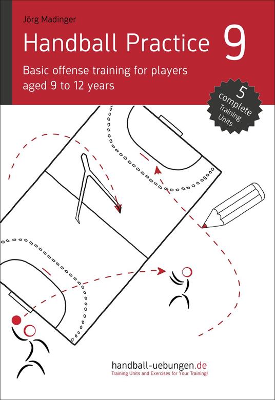 Handball Practice 9 - Basic offense training for players aged 9 to 12 years