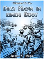 Drei Mann in einem Boot