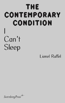 I Can’t Sleep - Lionel Ruffel - cover