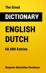 The Great Dictionary English - Dutch