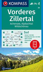 Carta escursionistica n. 28. Vorderes Zillertal 1:50.000