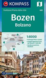 Pianta della città n. 480. Bolzano-Bozen 1:8.000