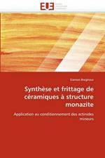 Synth se Et Frittage de C ramiques   Structure Monazite