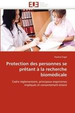Protection Des Personnes Se Pr tant   La Recherche Biom dicale