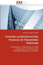 Contr le Juridictionnel Des Finances de l'Assembl e Nationale