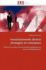 Investissements Directs  trangers Et Croissance