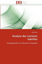 Analyse Des Contacts Lubrifi s