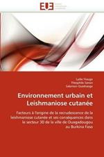 Environnement Urbain Et Leishmaniose Cutan e