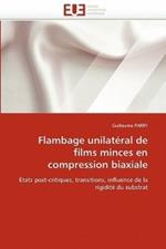 Flambage Unilat ral de Films Minces En Compression Biaxiale