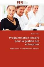 Programmation Lin aire Pour La Gestion Des Entreprises