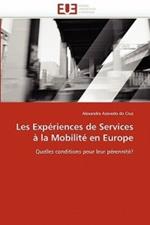 Les Exp riences de Services   La Mobilit  En Europe