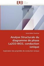 Analyse Structurale Du Diagramme de Phase La2o3-Wo3, Conduction Ionique