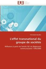 L''effet Transnational Du Groupe de Soci t s