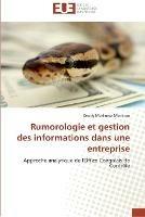 Rumorologie et gestion des informations dans une entreprise