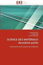 Science Des Mat riaux Deuxi me Partie