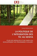 La Politique de L Integration Des Tic Au Kenya