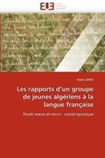 Les Rapports D Un Groupe de Jeunes Alg riens   La Langue Fran aise