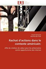 Rachat D Actions Dans Le Contexte Am ricain