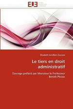 Le Tiers En Droit Administratif