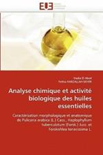 Analyse Chimique Et Activit  Biologique Des Huiles Essentielles