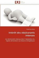 Int r t Des  dulcorants Intenses