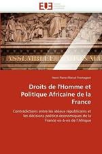 Droits de l''homme Et Politique Africaine de la France