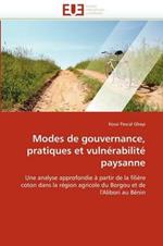 Modes de Gouvernance, Pratiques Et Vuln rabilit  Paysanne