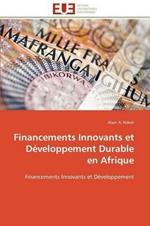 Financements Innovants Et D veloppement Durable En Afrique