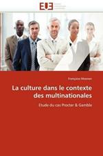 La Culture Dans Le Contexte Des Multinationales