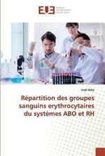 Repartition des groupes sanguins erythrocytaires du systemes ABO et RH