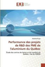 Performance des projets de R&D des PME de l'aluminium du Quebec