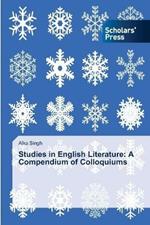 Studies in English Literature: A Compendium of Colloquiums