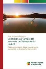 Subsidios as tarifas dos servicos de Saneamento Basico