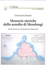 Memorie storiche dello assedio di Mesolongi