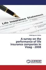A survey on the performance of life insurance companies in Vizag - 2008