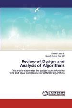 Review of Design and Analysis of Algorithms