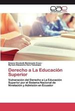 Derecho a La Educacion Superior