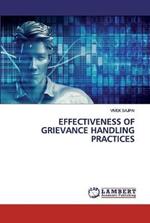 Effectiveness of Grievance Handling Practices