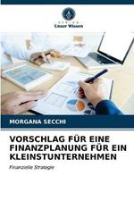 Vorschlag Fur Eine Finanzplanung Fur Ein Kleinstunternehmen