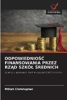 OdpowiednioSC Finansowania Przez RzAd Szkol Srednich