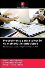 Procedimento para a seleccao de mercados internacionais