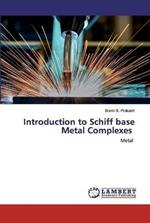 Introduction to Schiff base Metal Complexes