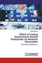 Effect of Listing Government Owned Enterprises on Revenue Generation