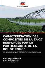 Caracterisation Des Composites de la Za-27 Renforces Par La Particularite de la Bouge Rouge