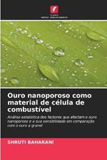 Ouro nanoporoso como material de c?lula de combust?vel