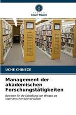 Management der akademischen Forschungstatigkeiten