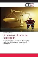 Proceso ordinario de usucapion