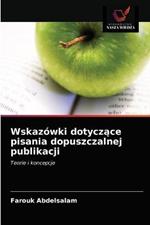 Wskazowki dotyczace pisania dopuszczalnej publikacji