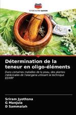 Determination de la teneur en oligo-elements