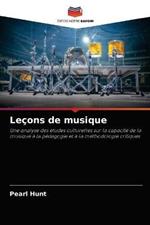 Lecons de musique